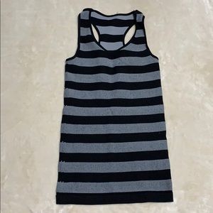Black and Grey striped tank